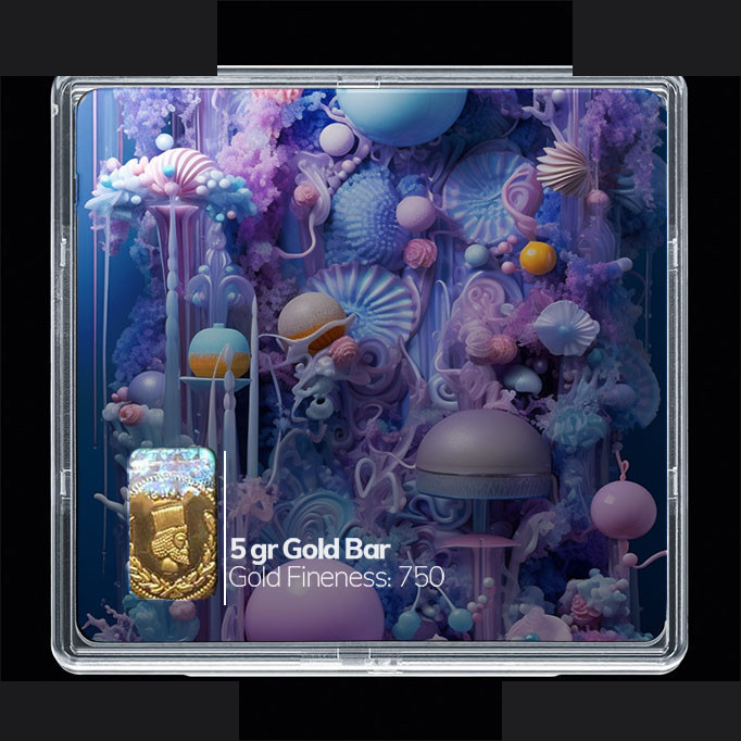 شمش طلا 18 عیار مدوپد مدل صدف کد SG10798 شمش طلا 18 عیار مدوپد مدل صدف کد SG10798