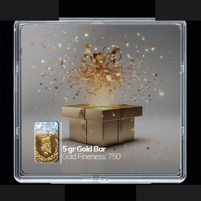 شمش طلا 18 عیار مدوپد مدل کادو کد SG10863