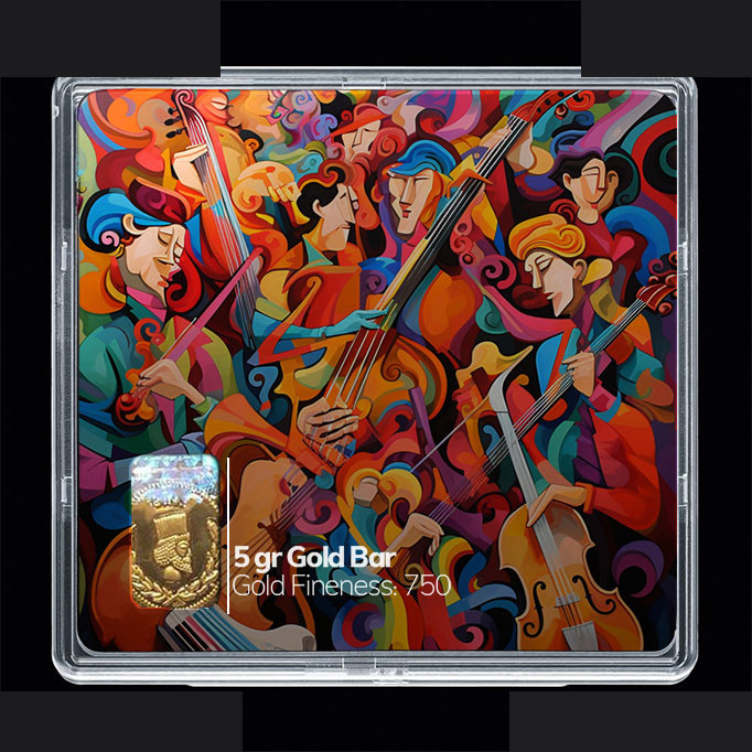 شمش طلا 18 عیار مدوپد مدل ویولن کد SG10864 شمش طلا 18 عیار مدوپد مدل ویولن کد SG10864