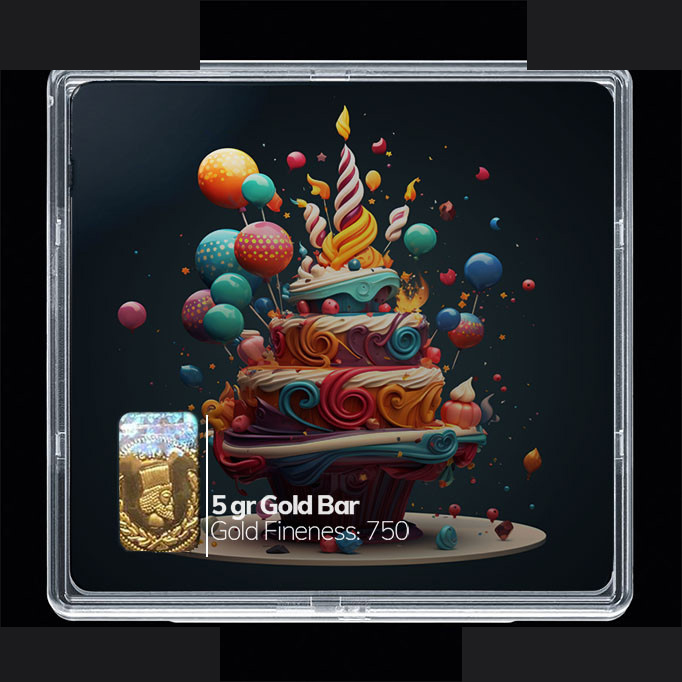 شمش طلا 18 عیار مدوپد مدل کیک کد SG10867 شمش طلا 18 عیار مدوپد مدل کیک کد SG10867