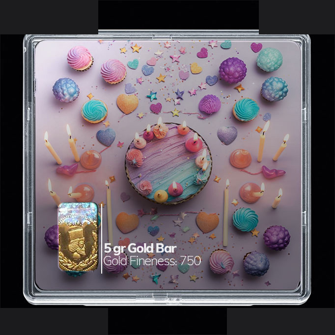 شمش طلا 18 عیار مدوپد مدل شمع کد SG10885 شمش طلا 18 عیار مدوپد مدل شمع کد SG10885