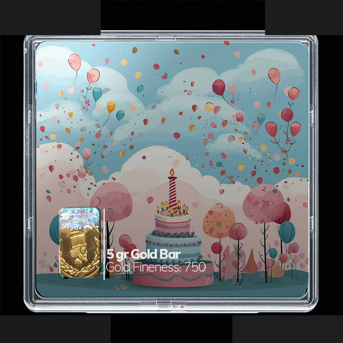 شمش طلا 18 عیار مدوپد مدل کیک کد SG10893 شمش طلا 18 عیار مدوپد مدل کیک کد SG10893