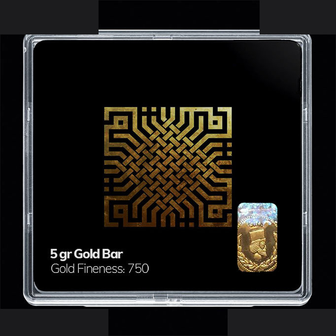 شمش طلا 18 عیار مدوپد مدل مذهبی کد SG11134 شمش طلا 18 عیار مدوپد مدل مذهبی کد SG11134