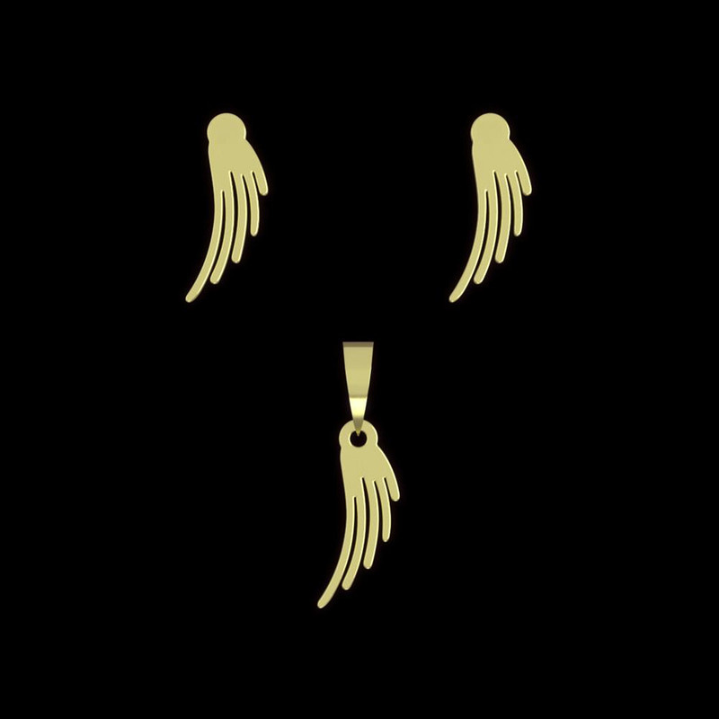 نیم ست طلا 18 عیار زنانه مدوپد مدل بال کد NA11871 نیم ست طلا 18 عیار زنانه مدوپد مدل بال کد NA11871