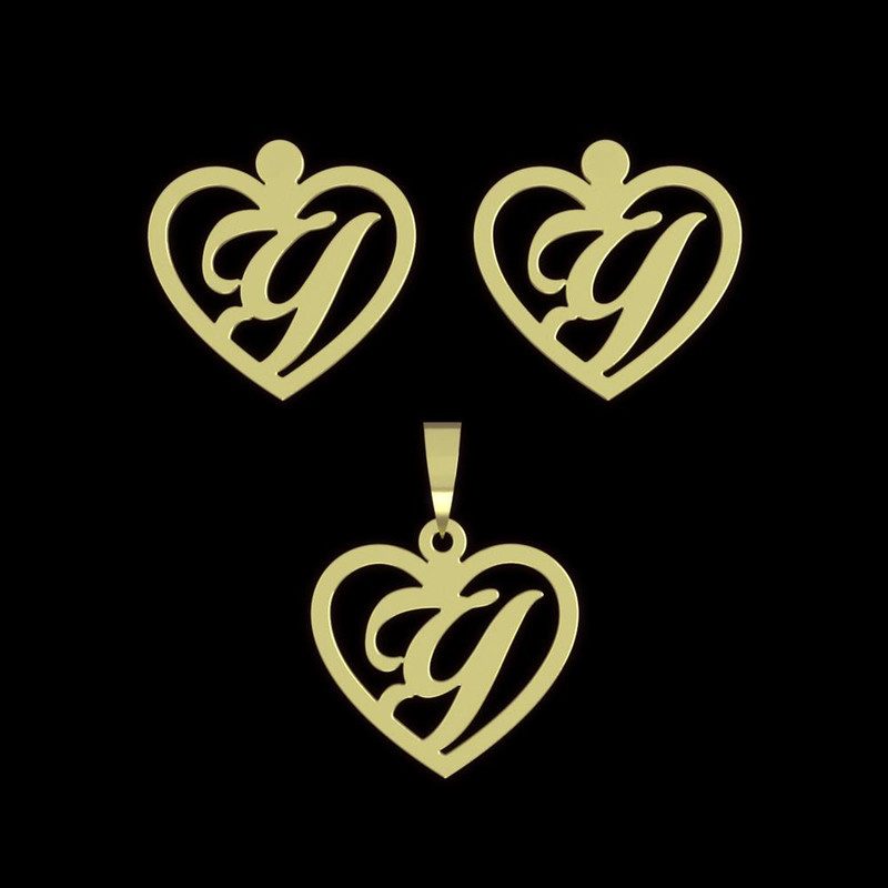 نیم ست طلا 18 عیار زنانه مدوپد مدل حرف y کد NA12946 نیم ست طلا 18 عیار زنانه مدوپد مدل حرف y کد NA12946