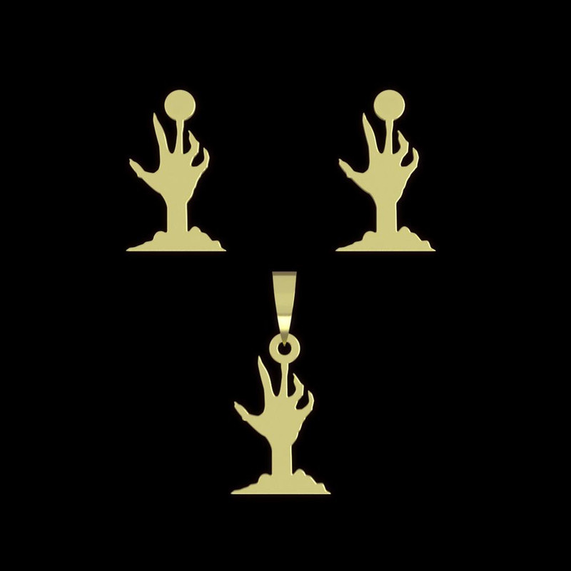 نیم ست طلا 18 عیار زنانه مدوپد مدل دست کد NA13170 نیم ست طلا 18 عیار زنانه مدوپد مدل دست کد NA13170