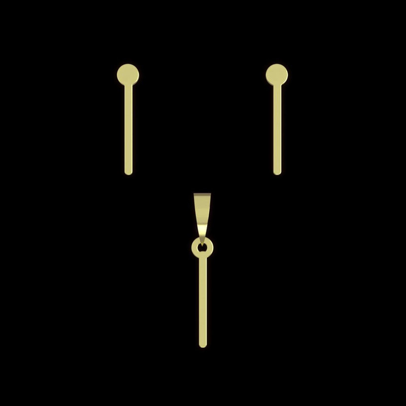 نیم ست طلا 18 عیار زنانه مدوپد مدل مستطیل کد NA14920 نیم ست طلا 18 عیار زنانه مدوپد مدل مستطیل کد NA14920