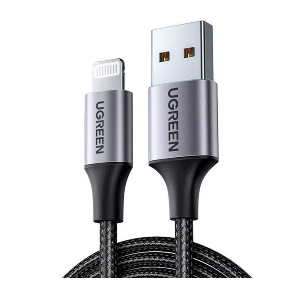 کابل لایتنینگ به USB یوگرین US199 مدل 60156 طول 1 متر -مشکی کابل لایتنینگ به USB یوگرین US199 مدل 60156 طول 1 متر -مشکی