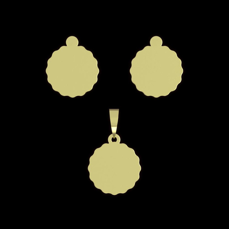 نیم ست طلا 18 عیار زنانه مدوپد مدل ستاره کد NA15623 نیم ست طلا 18 عیار زنانه مدوپد مدل ستاره کد NA15623