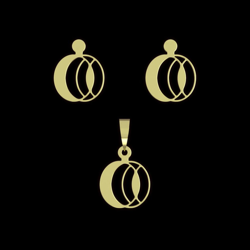 نیم ست طلا 18 عیار زنانه مدوپد مدل هندسی کد NA11482 نیم ست طلا 18 عیار زنانه مدوپد مدل هندسی کد NA11482