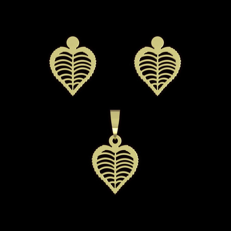 نیم ست طلا 18 عیار زنانه مدوپد مدل قلب کد NA11720 نیم ست طلا 18 عیار زنانه مدوپد مدل قلب کد NA11720