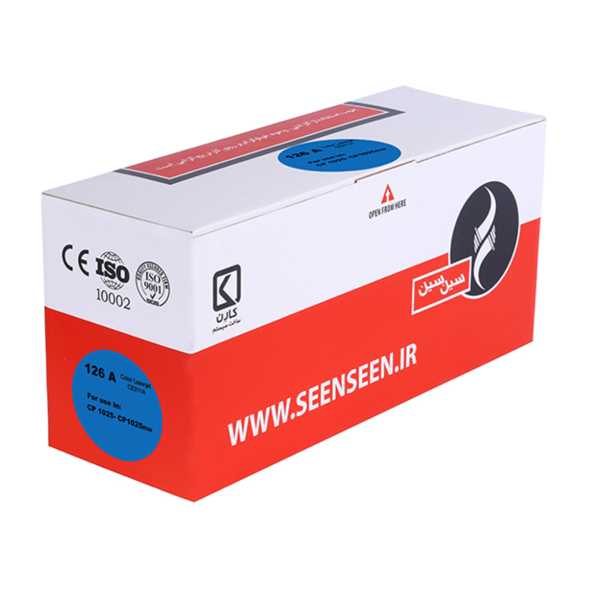 کارتریج سین سین طرح HP 126A آبی-آبی کارتریج سین سین طرح HP 126A آبی-آبی
