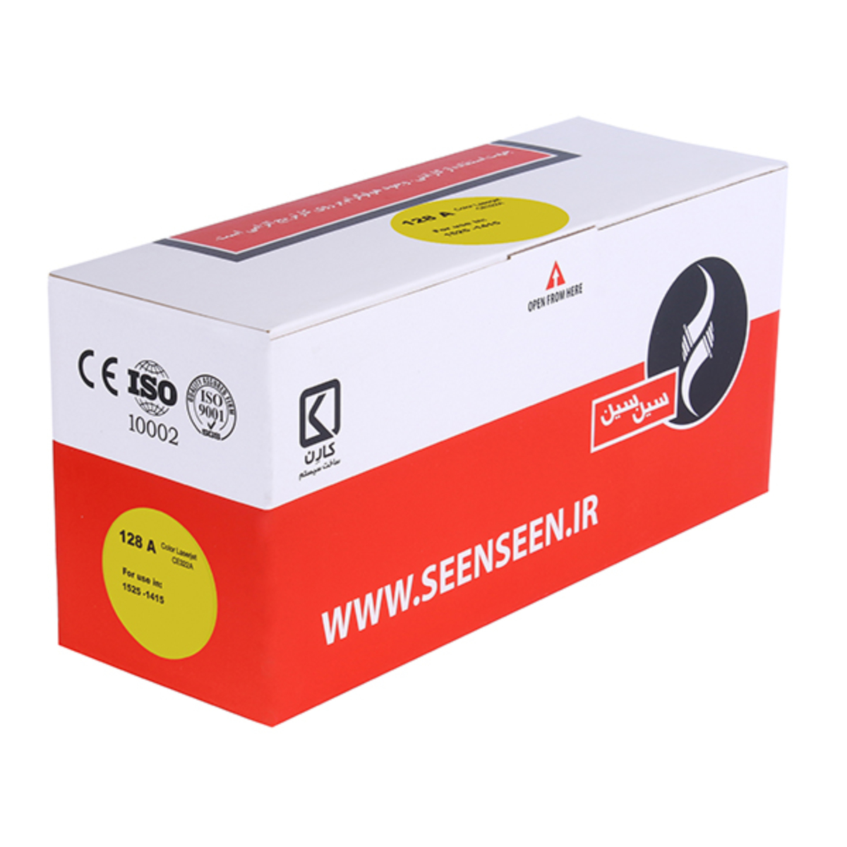 کارتریج سین سین طرح HP 128A زرد -زرد