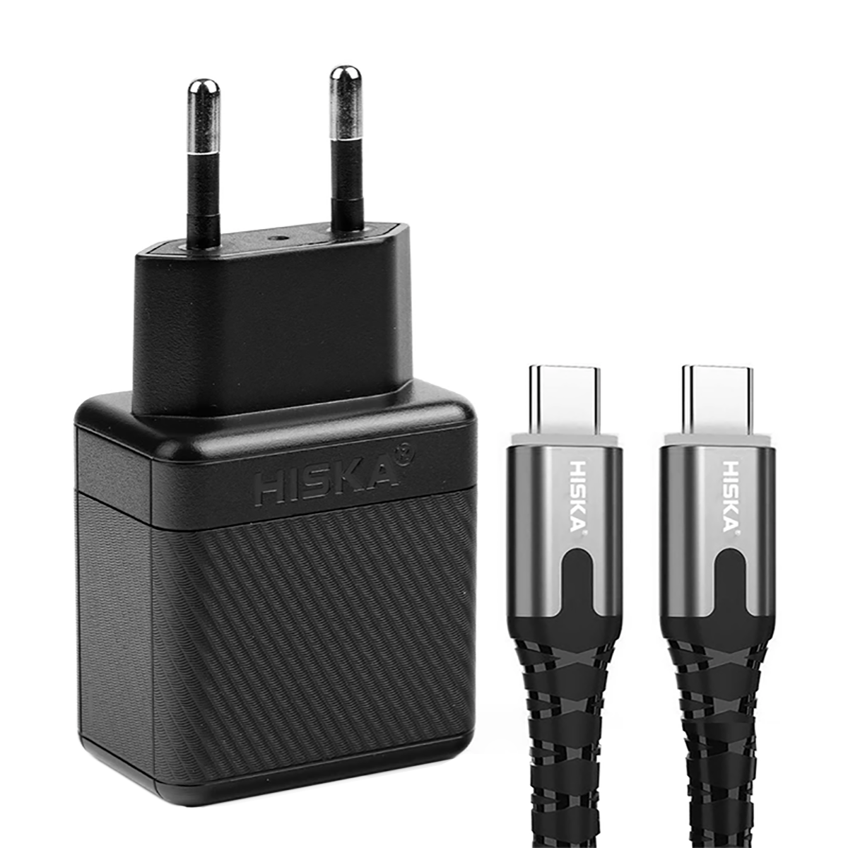شارژر دیواری هیسکا مدل H-119GAN به همراه کابل USB-C-مشکی شارژر دیواری هیسکا مدل H-119GAN به همراه کابل USB-C-مشکی