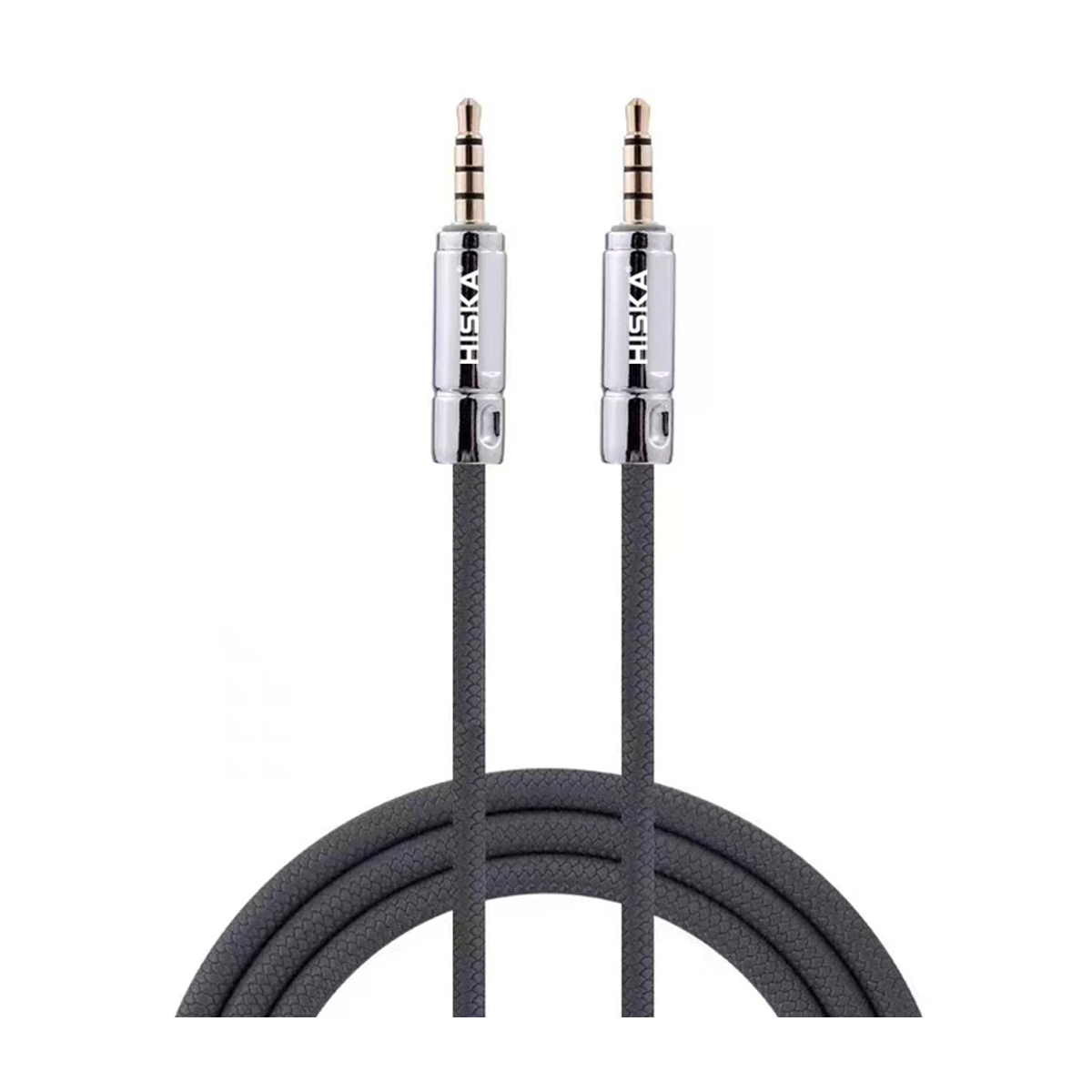 کابل AUX هیسکا مدل W33 طول 1 متر-خاکستری کابل AUX هیسکا مدل W33 طول 1 متر-خاکستری