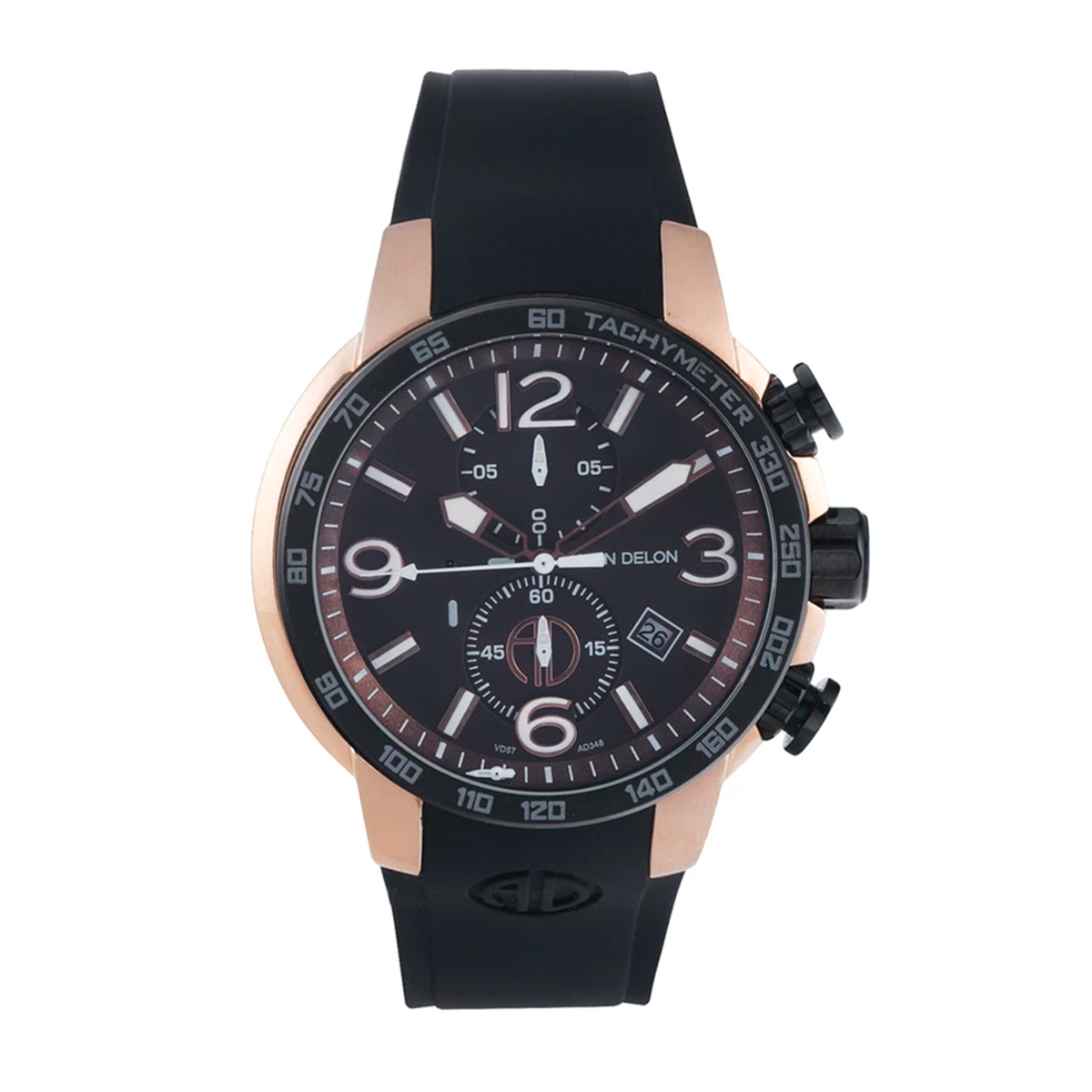 ساعت عقربه ای آلن دلون مردانه AD348-1549-رز گلد