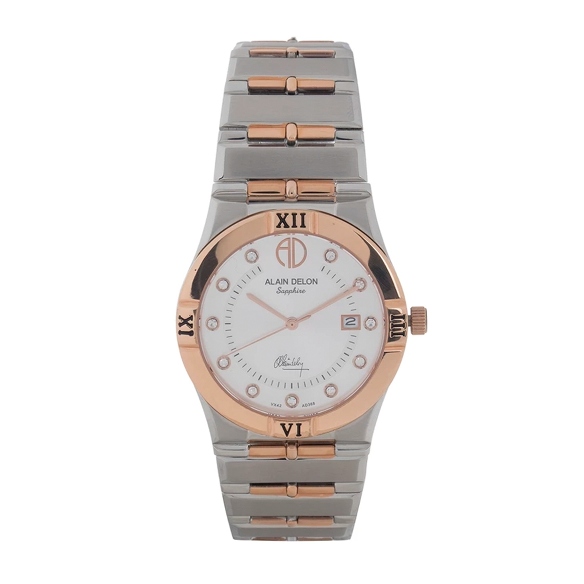 ساعت عقربه ای آلن دلون مردانه AD368-1617C-رز گلد