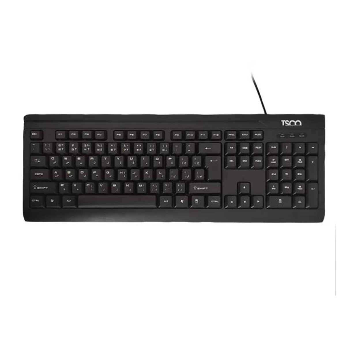 کیبورد با سیم تسکو مدل TK 8015-مشکی کیبورد با سیم تسکو مدل TK 8015-مشکی