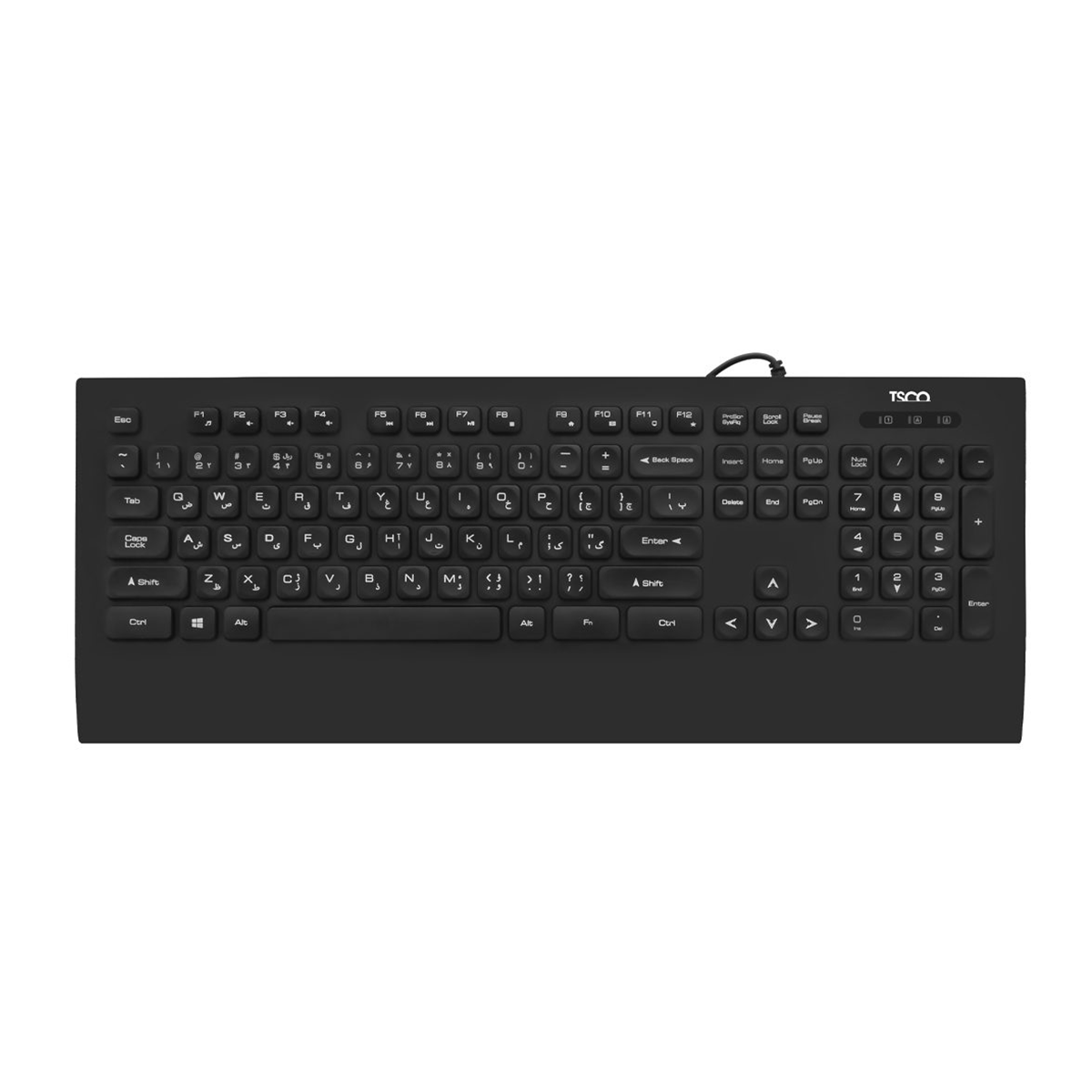 کیبورد با سیم تسکو مدل TK 8027 کیبورد با سیم تسکو مدل TK 8027