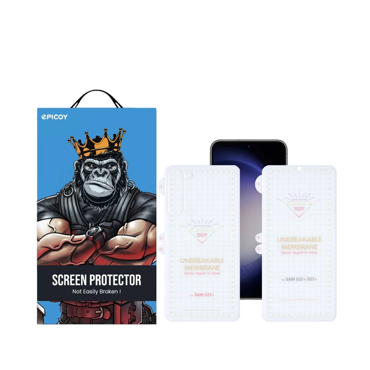 گلس گوشی سامسونگ Galaxy S23 Ultra اپیکوی مدل Hydrogel-Matte  گلس گوشی سامسونگ Galaxy S23 Ultra اپیکوی مدل Hydrogel-Matte