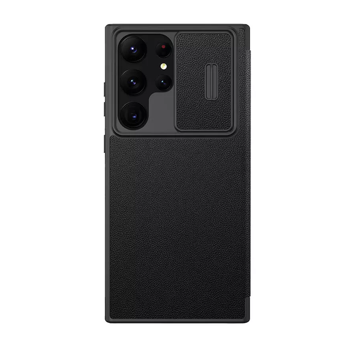 کیف کلاسوری گوشی سامسونگ Galaxy S23 Ultra نیلکین مدل Qin Pro Plain Leather Cloth-مشکی کیف کلاسوری گوشی سامسونگ Galaxy S23 Ultra نیلکین مدل Qin Pro Plain Leather Cloth-مشکی