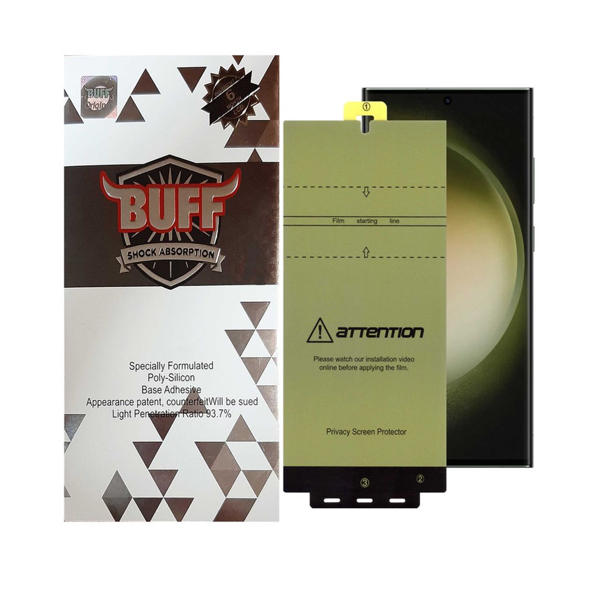 گلس گوشی سامسونگ Galaxy S23 Ultra/ s22 ultra بوف حریم شخصی مدل Hydrogel-Privacy گلس گوشی سامسونگ Galaxy S23 Ultra/ s22 ultra بوف حریم شخصی مدل Hydrogel-Privacy