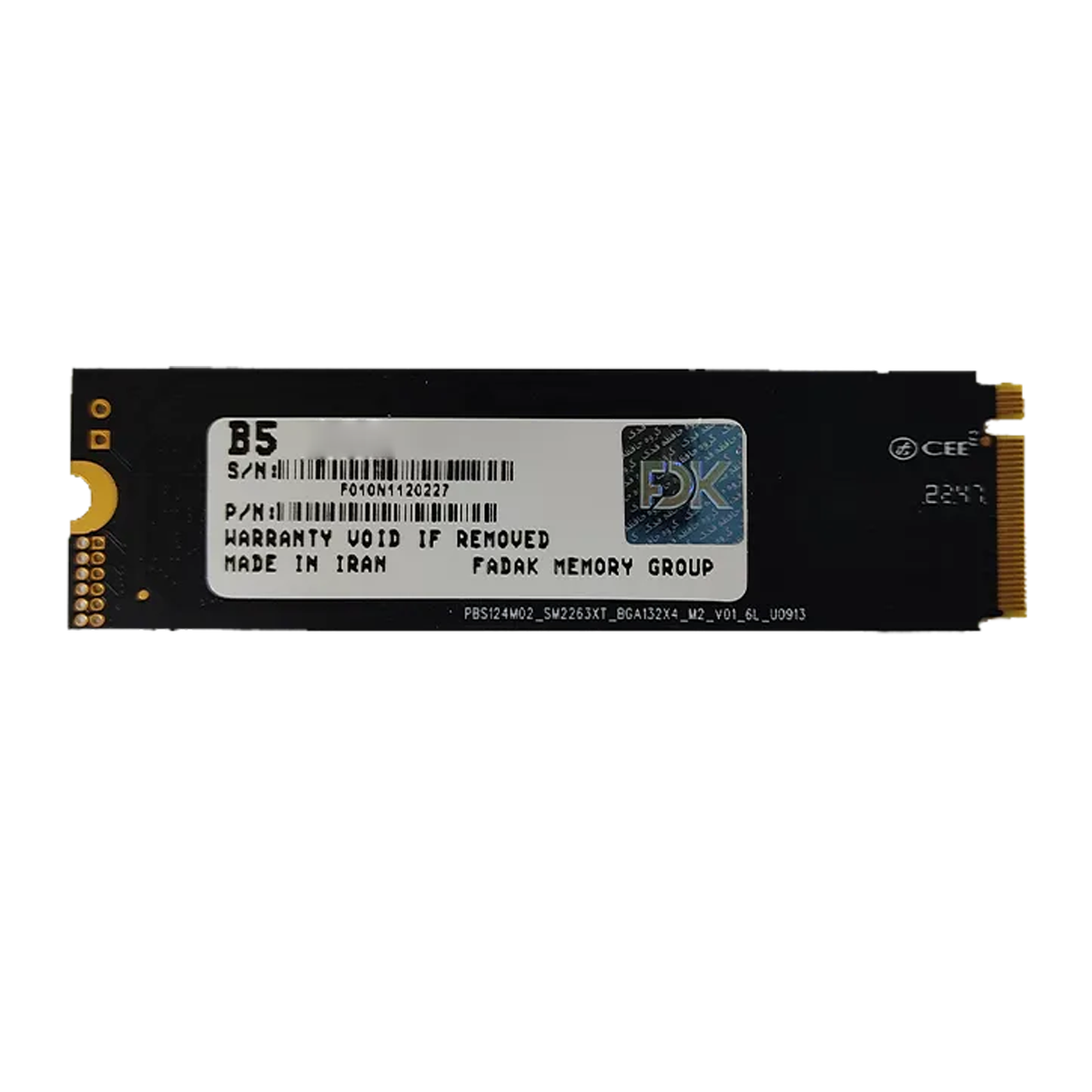 هارد اس اس دی اینترنال فدک مدل FDK B5 SERIES M.2 ظرفیت 128 گیگابایت هارد اس اس دی اینترنال فدک مدل FDK B5 SERIES M.2 ظرفیت 128 گیگابایت
