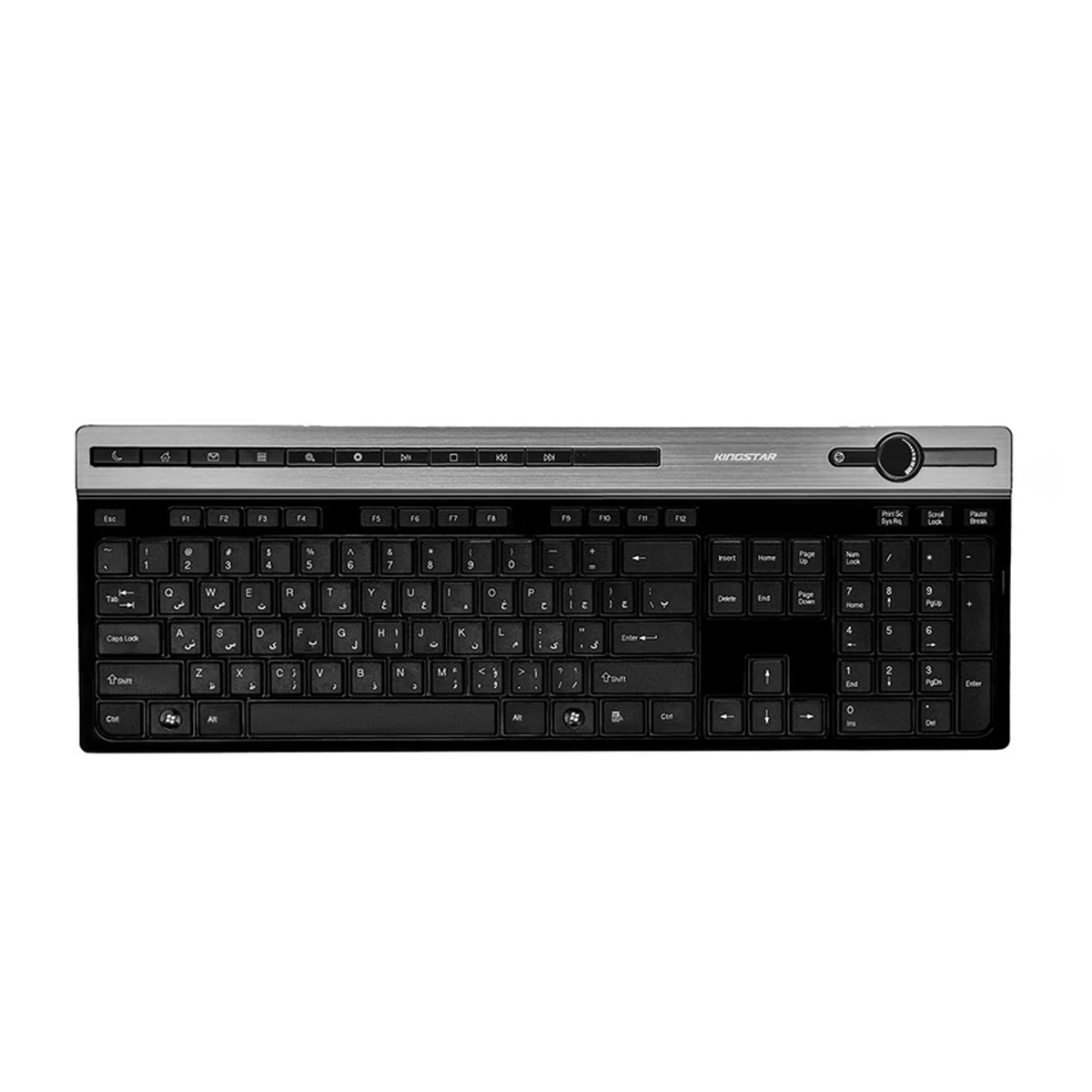 کیبورد بی سیم کینگ استار مدل KB92W  کیبورد بی سیم کینگ استار مدل KB92W
