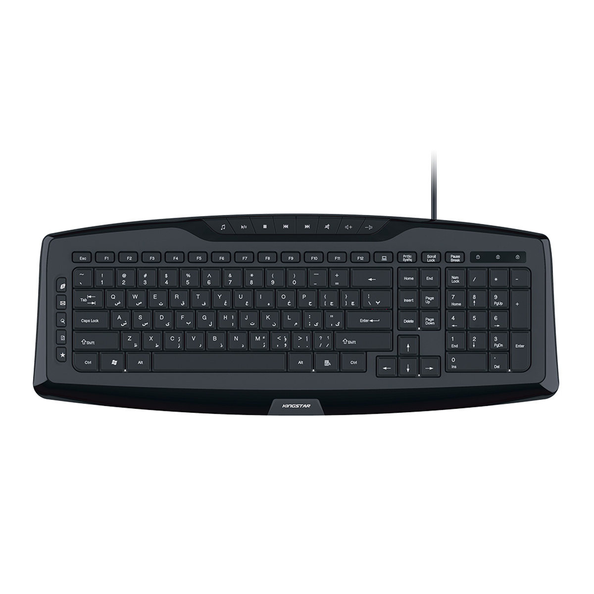 کیبورد با سیم کینگ استار مدل KB83 کیبورد با سیم کینگ استار مدل KB83