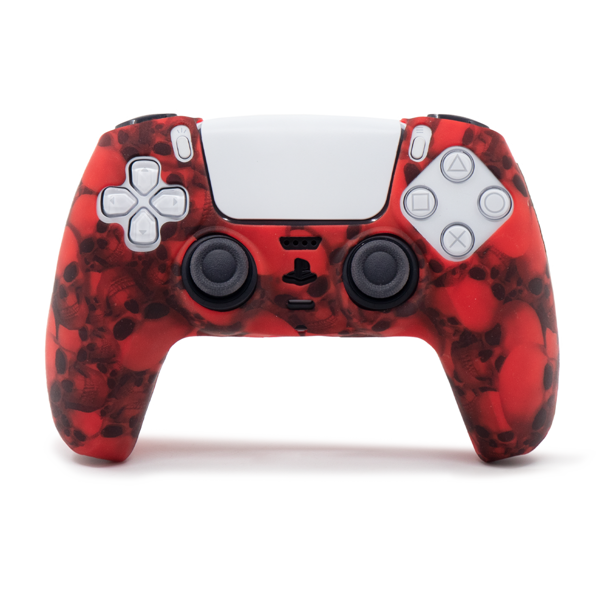 روکش دسته PS5 مدل اسکلت قرمز  روکش دسته PS5 مدل اسکلت قرمز