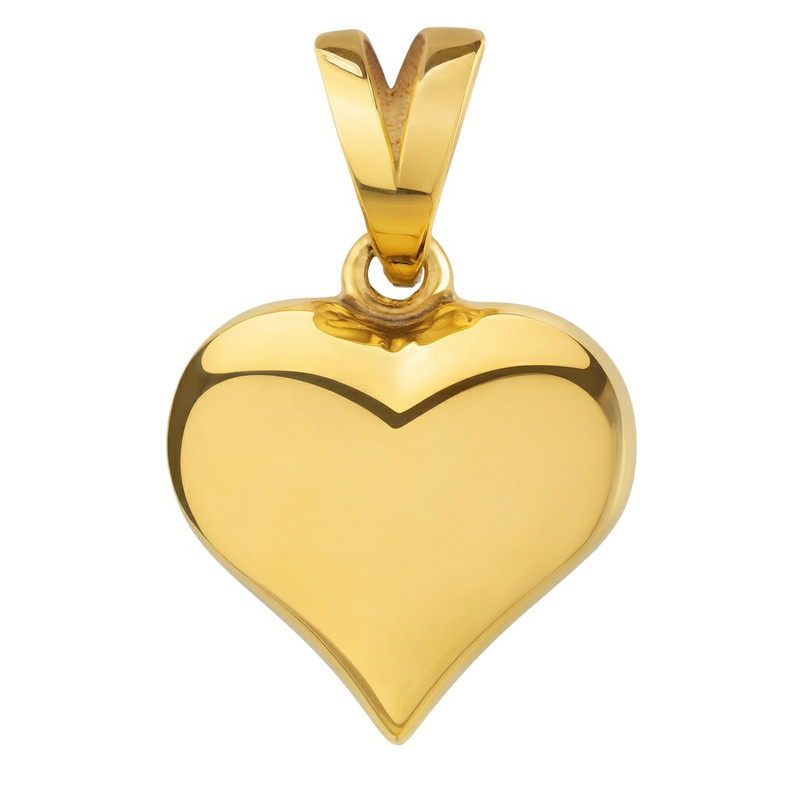 آویز گردنبند طلا 18 عیار زنانه مدوپد طرح قلب دامله آویز گردنبند طلا 18 عیار زنانه مدوپد طرح قلب دامله