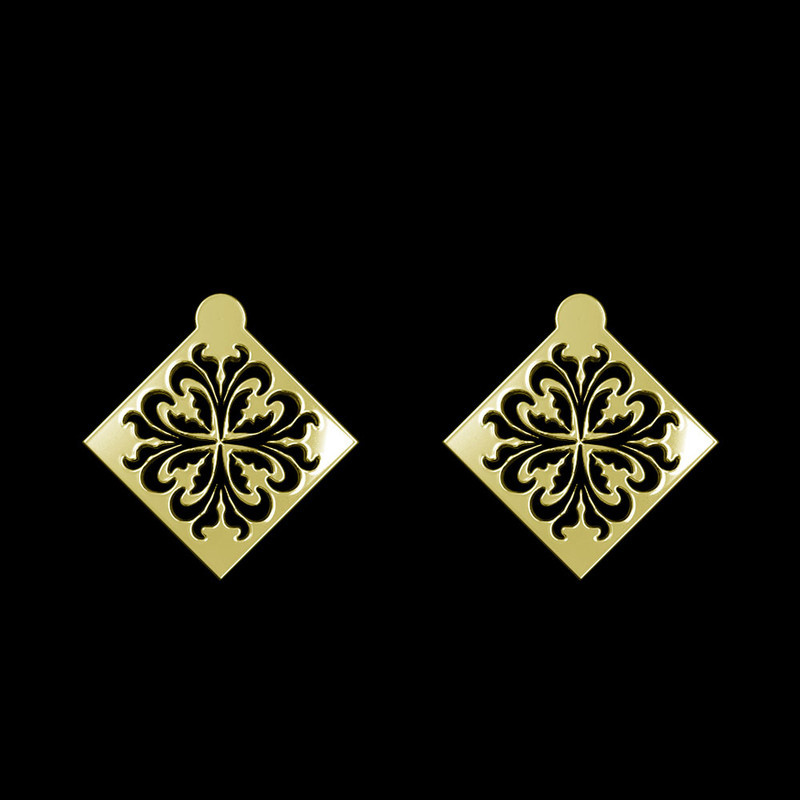 گوشواره طلا 18 عیار زنانه مدوپد مدل اسلیمی کد GA1-10402 گوشواره طلا 18 عیار زنانه مدوپد مدل اسلیمی کد GA1-10402