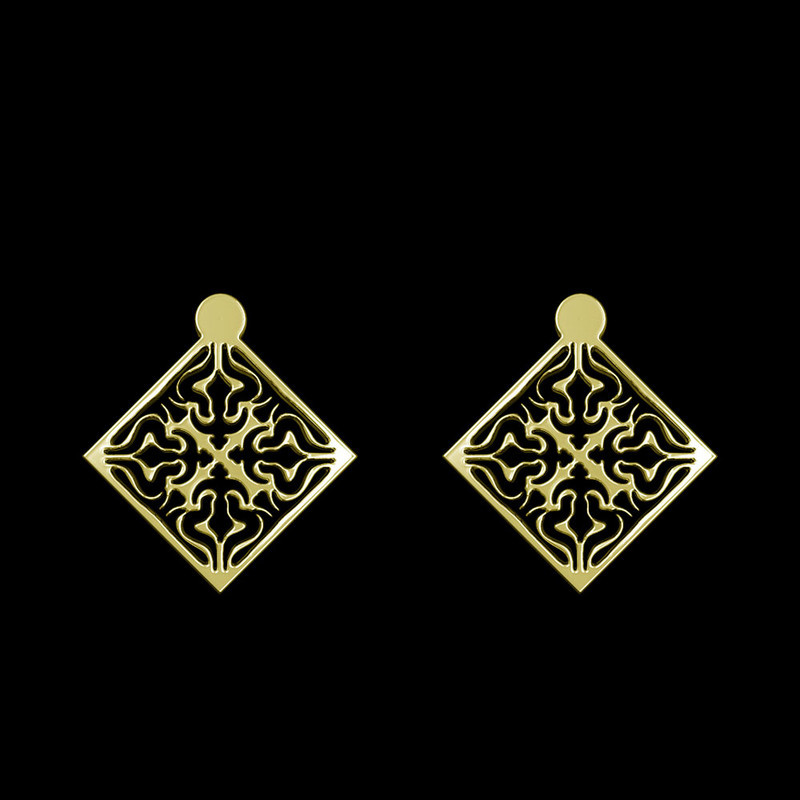 گوشواره طلا 18 عیار زنانه مدوپد مدل اسلیمی کد GA1-10403 گوشواره طلا 18 عیار زنانه مدوپد مدل اسلیمی کد GA1-10403