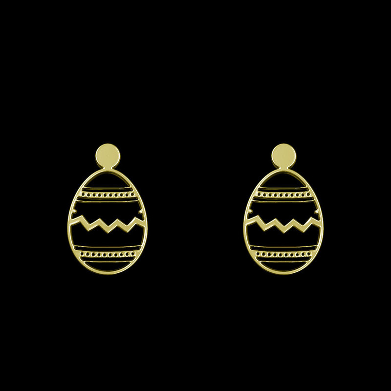 گوشواره طلا 18 عیار زنانه مدوپد مدل تخم مرغ کد GA1-10444 گوشواره طلا 18 عیار زنانه مدوپد مدل تخم مرغ کد GA1-10444