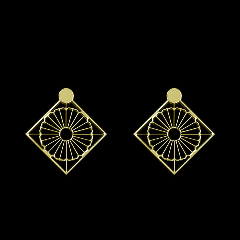 گوشواره طلا 18 عیار زنانه مدوپد مدل مربع کد GA1-10446 گوشواره طلا 18 عیار زنانه مدوپد مدل مربع کد GA1-10446