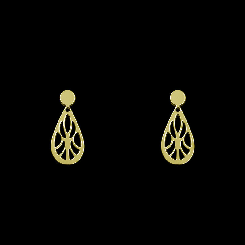 گوشواره طلا 18 عیار زنانه مدوپد مدل اشک کد GA1-10497 گوشواره طلا 18 عیار زنانه مدوپد مدل اشک کد GA1-10497