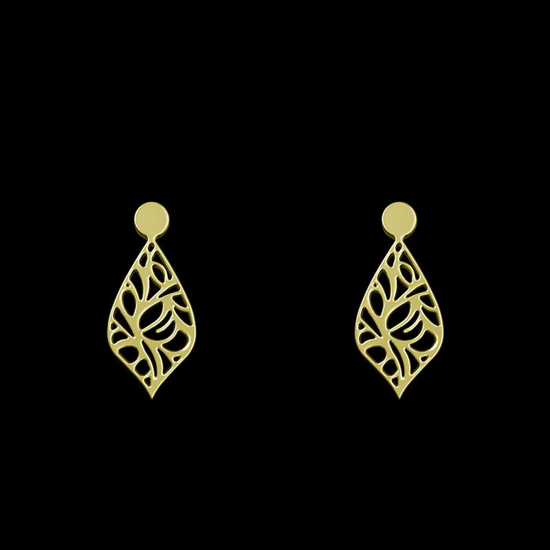 گوشواره طلا 18 عیار زنانه مدوپد مدل اشک کد GA1-10544 گوشواره طلا 18 عیار زنانه مدوپد مدل اشک کد GA1-10544