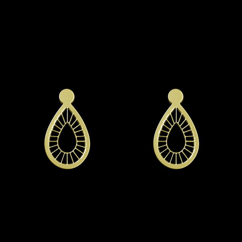 گوشواره طلا 18 عیار زنانه مدوپد مدل اشک کد GA1-10573 گوشواره طلا 18 عیار زنانه مدوپد مدل اشک کد GA1-10573