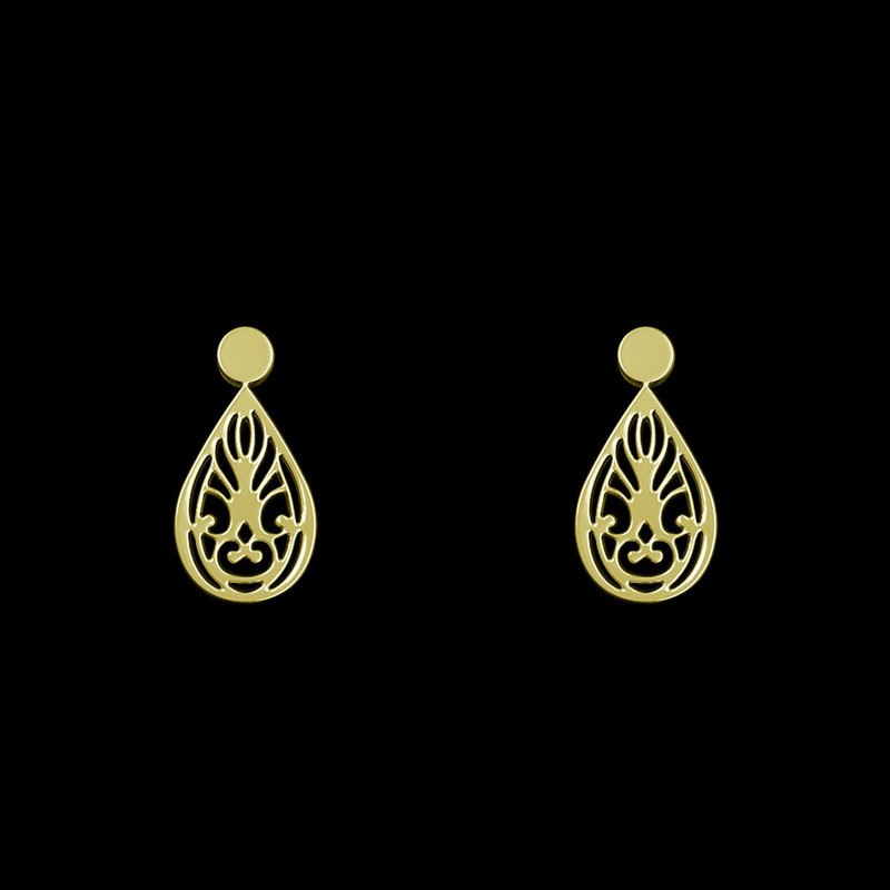 گوشواره طلا 18 عیار زنانه مدوپد مدل اشک کد GA1-10660 گوشواره طلا 18 عیار زنانه مدوپد مدل اشک کد GA1-10660