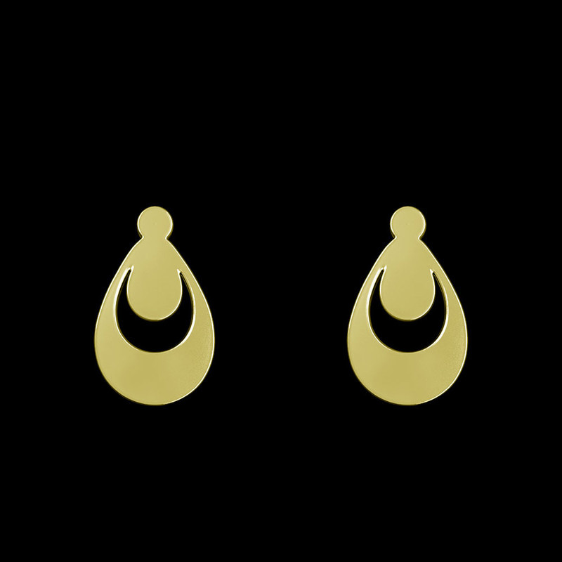 گوشواره طلا 18 عیار زنانه مدوپد مدل اشک کد GA1-10662 گوشواره طلا 18 عیار زنانه مدوپد مدل اشک کد GA1-10662