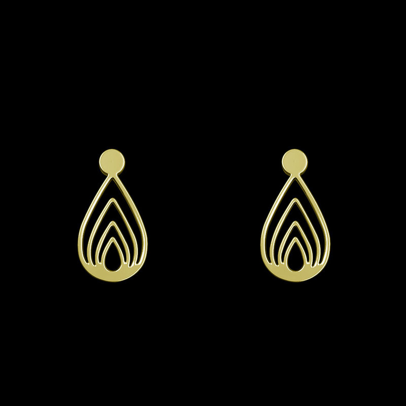 گوشواره طلا 18 عیار زنانه مدوپد مدل اشک کد GA1-10683 گوشواره طلا 18 عیار زنانه مدوپد مدل اشک کد GA1-10683