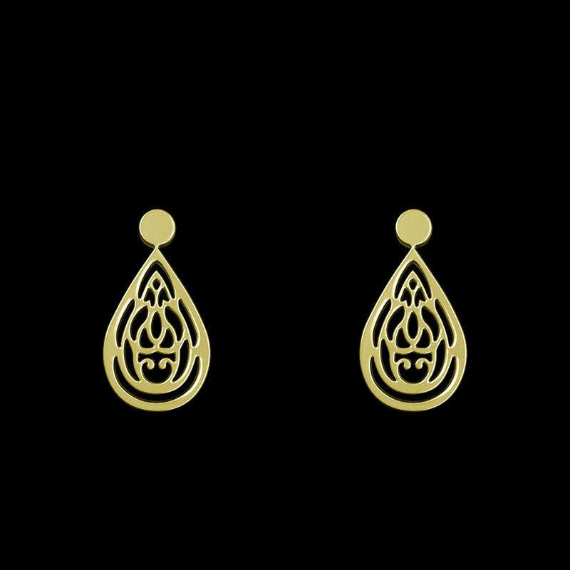 گوشواره طلا 18 عیار زنانه مدوپد مدل اشک کد GA1-10685 گوشواره طلا 18 عیار زنانه مدوپد مدل اشک کد GA1-10685