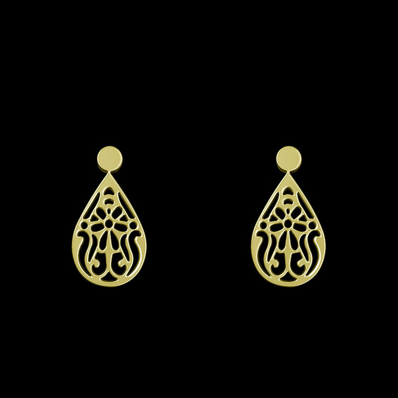 گوشواره طلا 18 عیار زنانه مدوپد مدل اشک کد GA1-10690 گوشواره طلا 18 عیار زنانه مدوپد مدل اشک کد GA1-10690