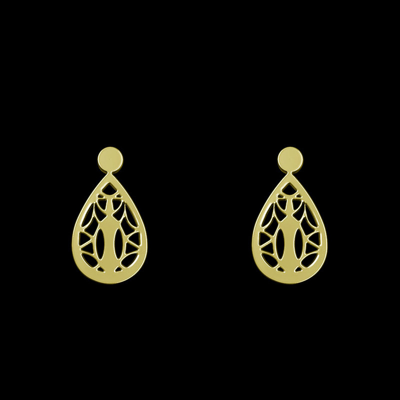 گوشواره طلا 18 عیار زنانه مدوپد مدل اشک کد GA1-10691 گوشواره طلا 18 عیار زنانه مدوپد مدل اشک کد GA1-10691