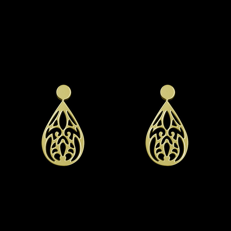 گوشواره طلا 18 عیار زنانه مدوپد مدل اشک کد GA1-10692 گوشواره طلا 18 عیار زنانه مدوپد مدل اشک کد GA1-10692