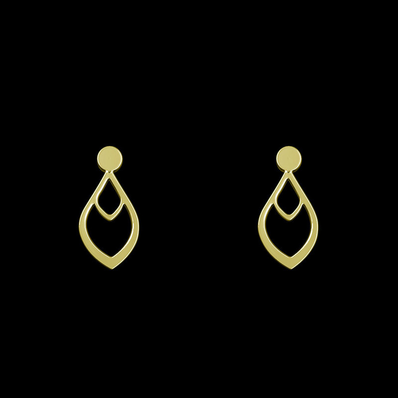 گوشواره طلا 18 عیار زنانه مدوپد مدل اشک کد GA1-10725 گوشواره طلا 18 عیار زنانه مدوپد مدل اشک کد GA1-10725