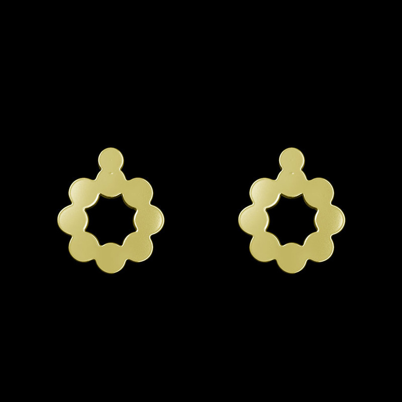 گوشواره طلا 18 عیار زنانه مدوپد مدل گل کد GA1-10731 گوشواره طلا 18 عیار زنانه مدوپد مدل گل کد GA1-10731