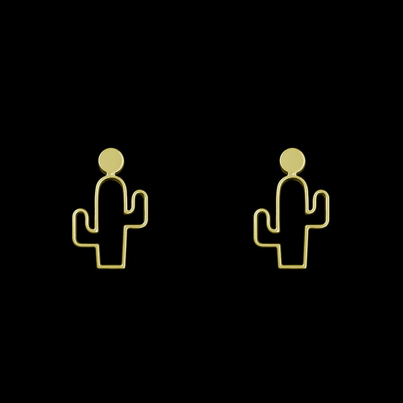 گوشواره طلا 18 عیار زنانه مدوپد مدل کاکتوس کد GA1-10814 گوشواره طلا 18 عیار زنانه مدوپد مدل کاکتوس کد GA1-10814