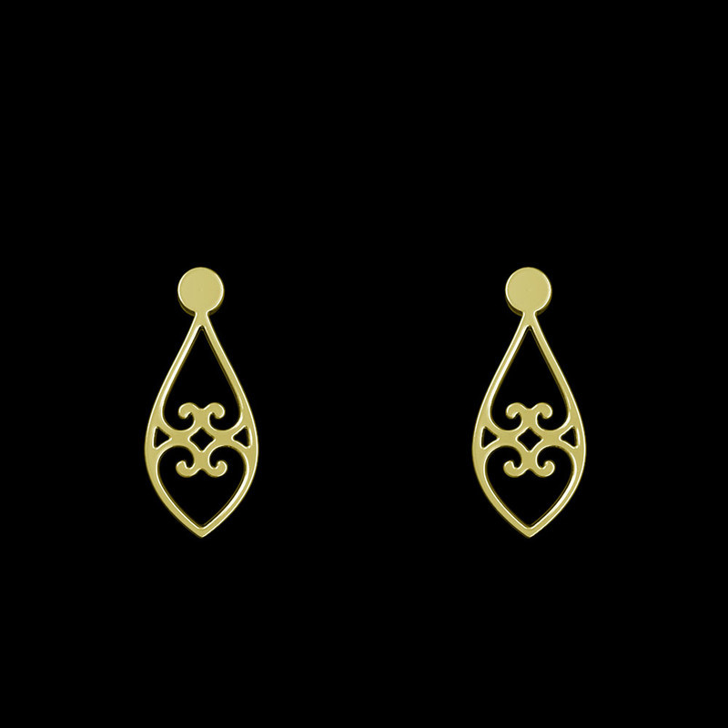 گوشواره طلا 18 عیار زنانه مدوپد مدل اشک کد GA1-10845 گوشواره طلا 18 عیار زنانه مدوپد مدل اشک کد GA1-10845