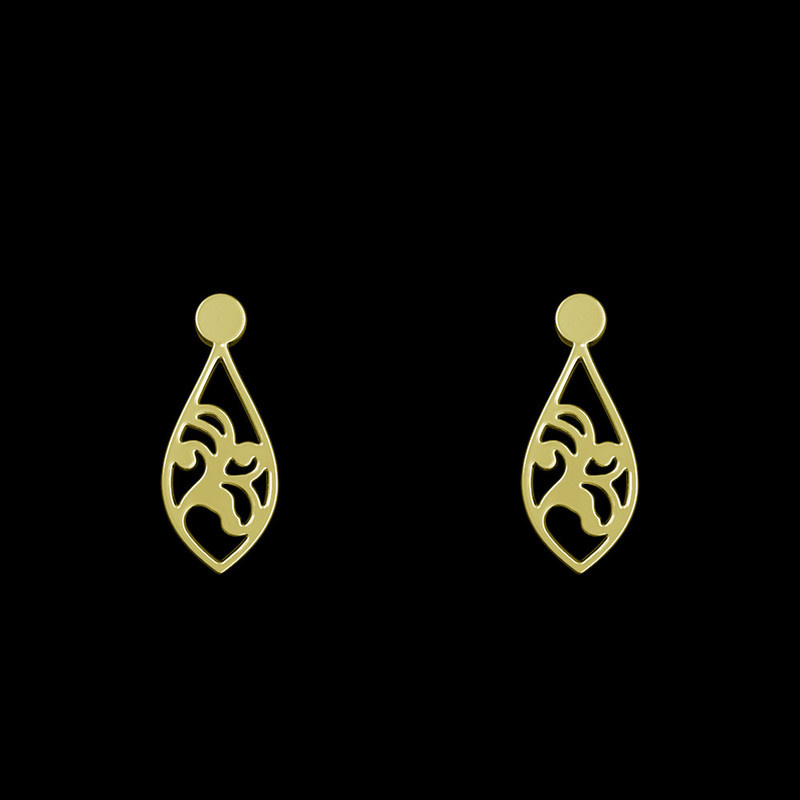 گوشواره طلا 18 عیار زنانه مدوپد مدل اشک کد GA1-10846 گوشواره طلا 18 عیار زنانه مدوپد مدل اشک کد GA1-10846